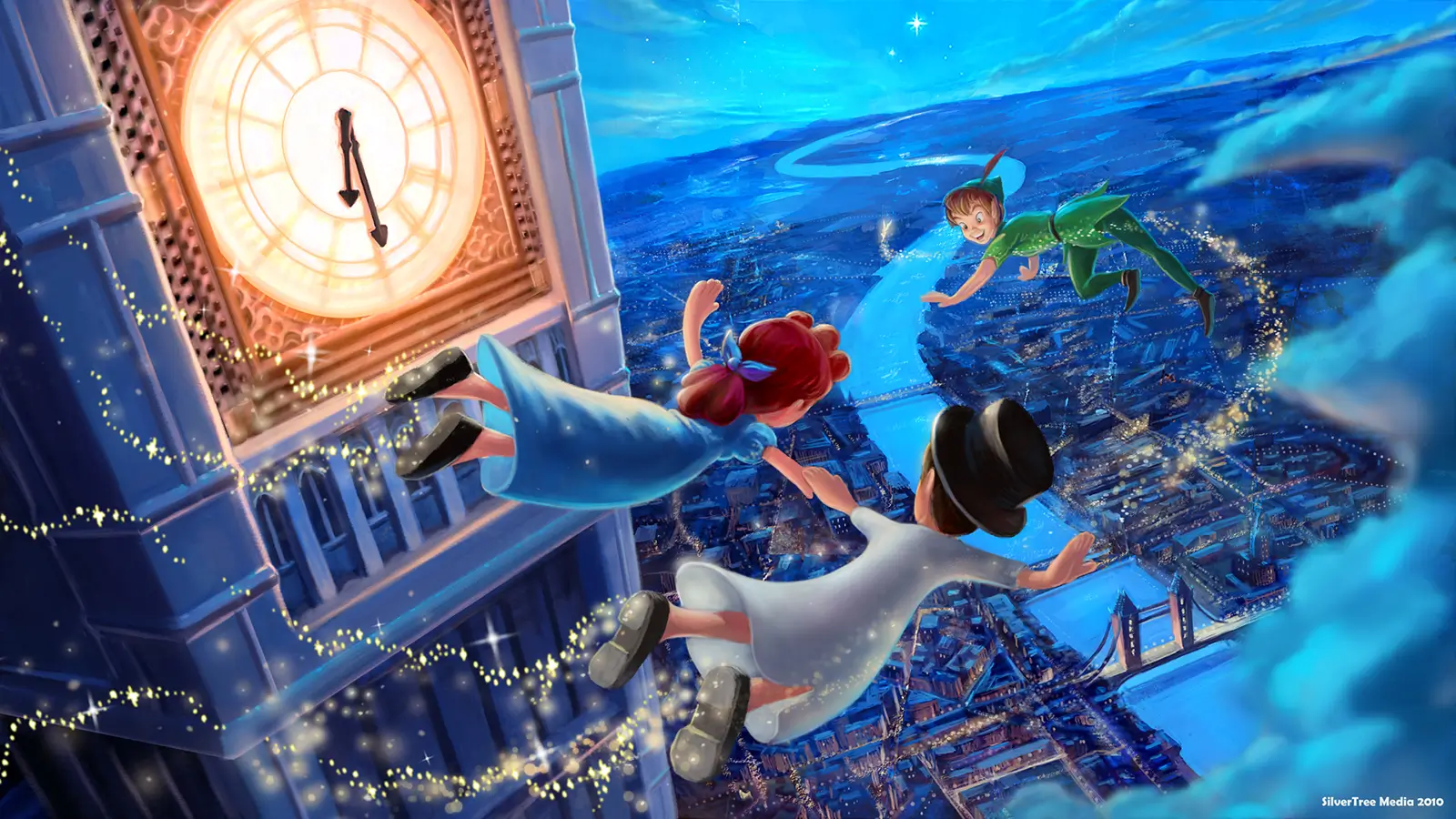 Microsoft — Peter Pan illustration
