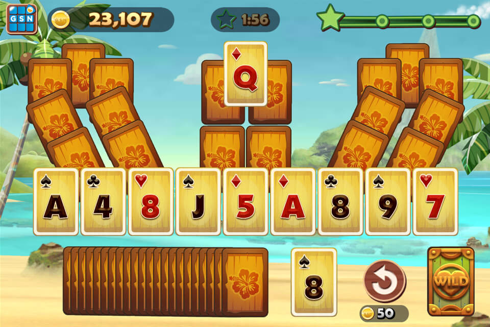 Tiki Solitaire TriPeaks — Wild Card IAP