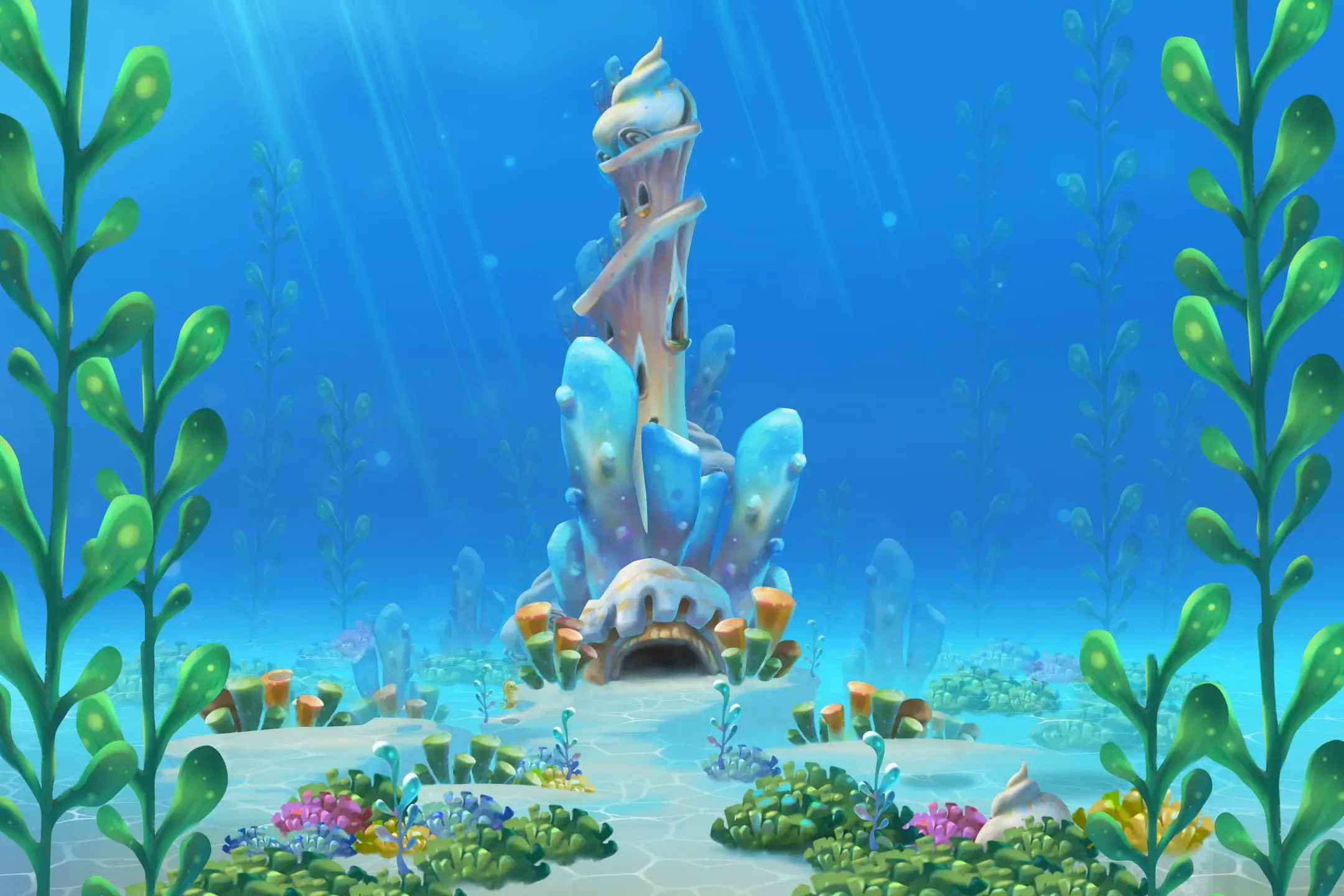 Tiki Solitaire TriPeaks — Island environment