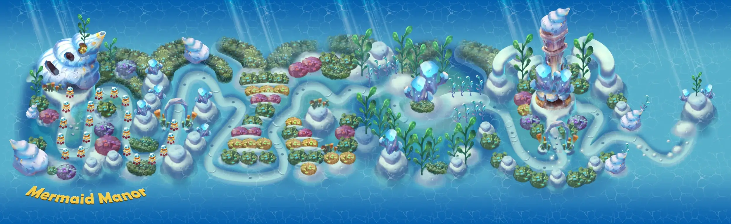 Tiki Solitaire TriPeaks — Map view